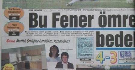 Gazete Manşetleri ile Derbi Tarihi (Fenerbahçe - Galatasaray) - 19. fotoğraf