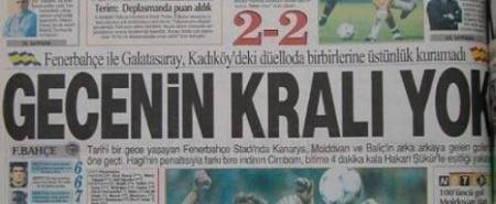 Gazete Manşetleri ile Derbi Tarihi (Fenerbahçe - Galatasaray) - 11. fotoğraf