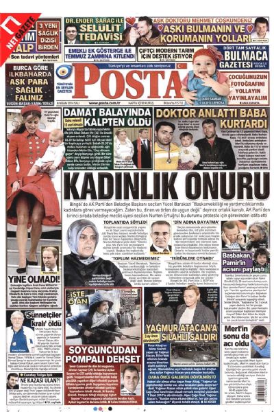 9 Nisan 2014 Çarşamba Gazete Manşetleri! 	 - 23. fotoğraf