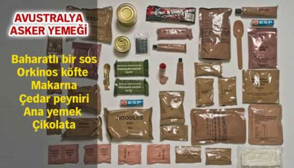 İşte Türk ordusu ve dünya ordularının asker yemekleri... - 5. fotoğraf