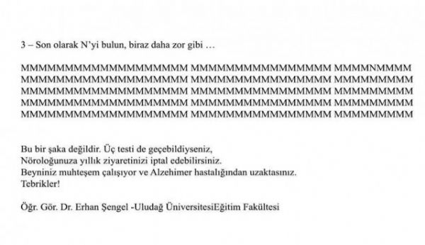 Uludağ Üniversitesi tarafından hazırlanmış testi herkesin uygulaması önerilir!!! - 3. fotoğraf