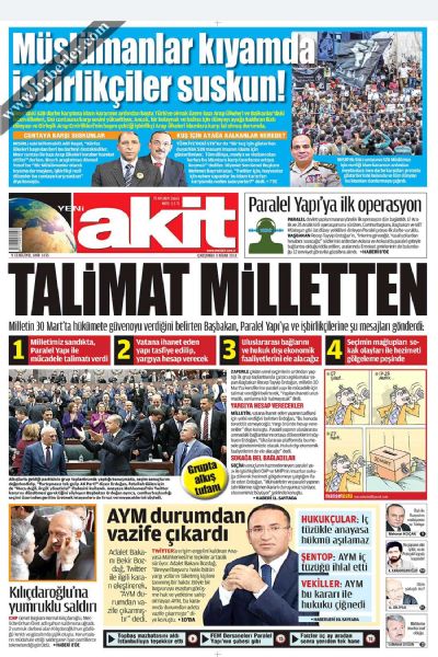 9 Nisan 2014 Çarşamba Gazete Manşetleri! 	 - 33. fotoğraf