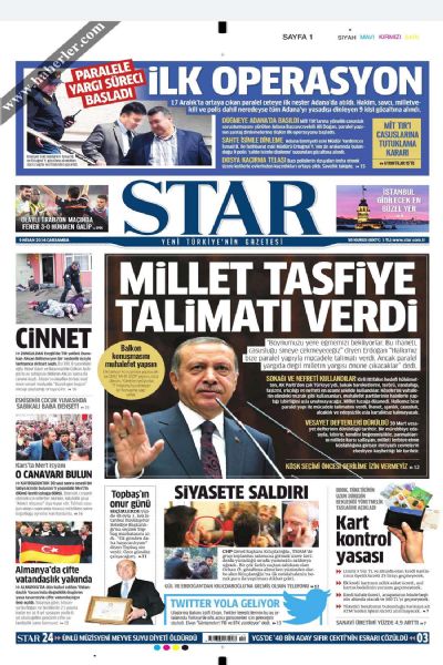 9 Nisan 2014 Çarşamba Gazete Manşetleri! 	 - 28. fotoğraf
