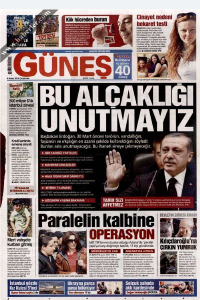 9 Nisan 2014 Çarşamba Gazete Manşetleri! 	 - 13. fotoğraf