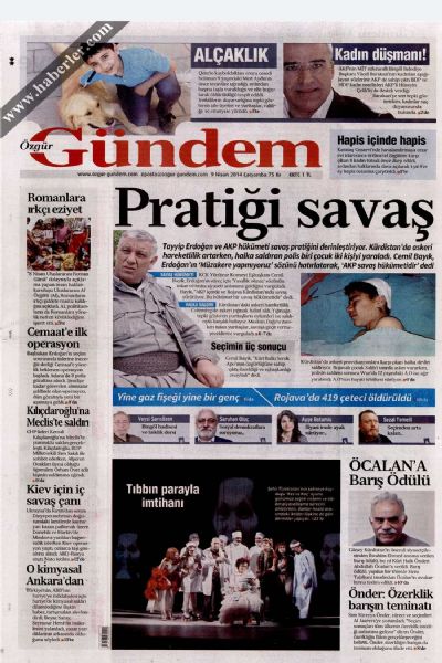9 Nisan 2014 Çarşamba Gazete Manşetleri! 	 - 22. fotoğraf