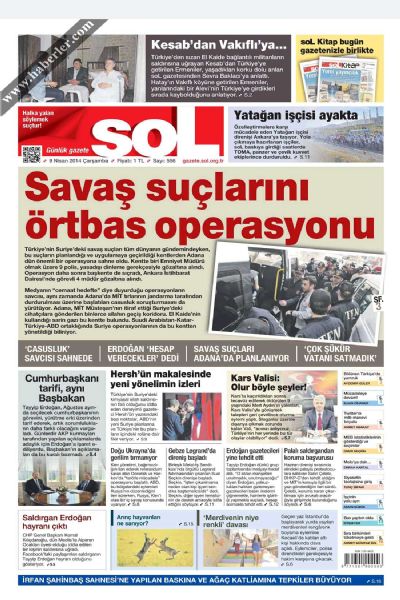 9 Nisan 2014 Çarşamba Gazete Manşetleri! 	 - 26. fotoğraf