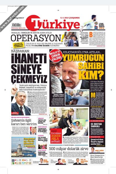 9 Nisan 2014 Çarşamba Gazete Manşetleri! 	 - 31. fotoğraf