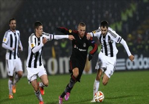İlk Yarı Beşiktaş 0 - 0 Partizan