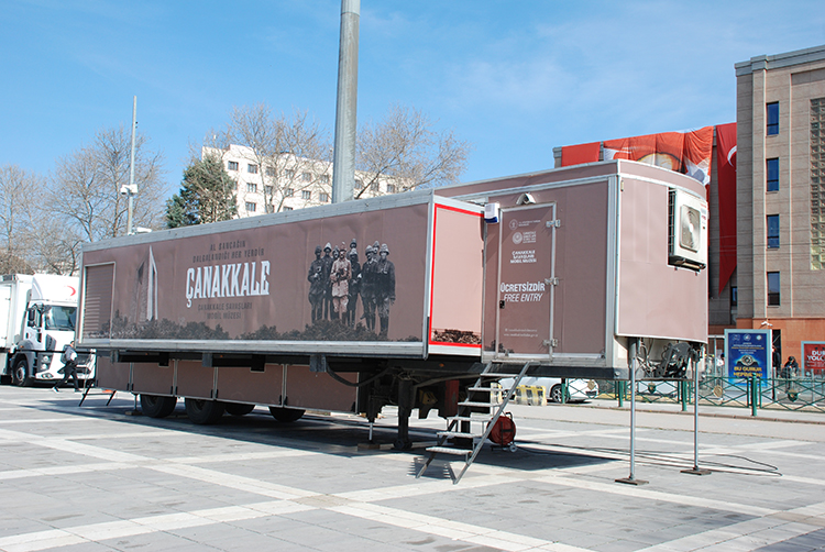 Çanakkale Savaşları Mobil Müzesi ziyarete açıldı!