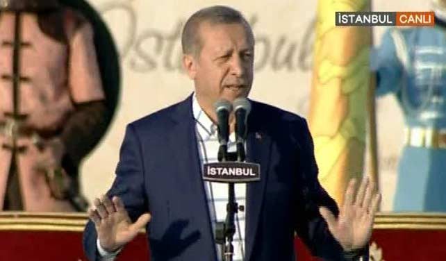 Erdoğan dan ABD ye sert YPG tepkisi