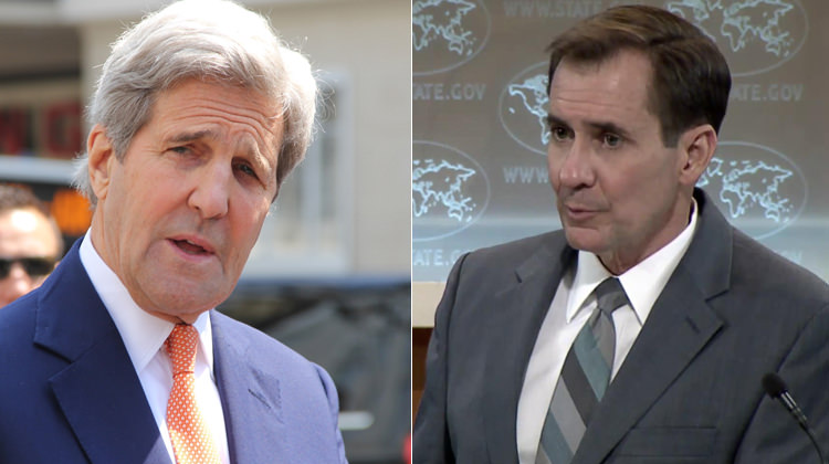 Kerry ve Kirby den gazetecilere şok!