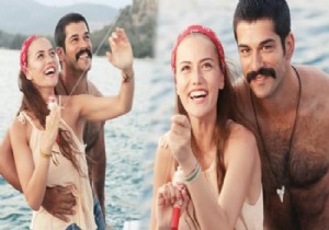 Burak Özçivit ve Fahriye Evcen’e yoğun ilgi...