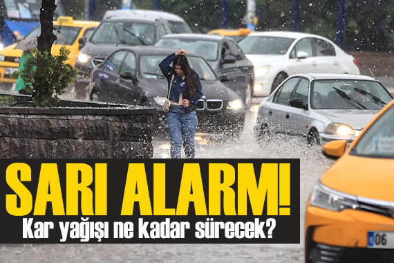 Meteoroloji den 17 il için sarı kodlu alarm!