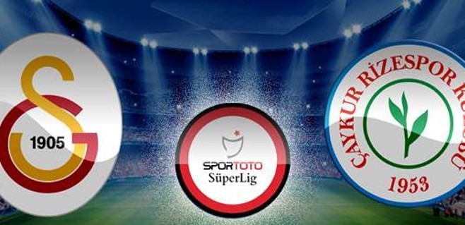 G.Saray ile Ç. Rizespor 32. randevuda