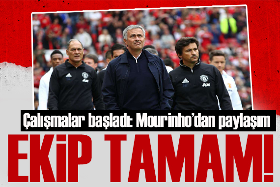 Mourinho nun antrenör ekibi belli oldu