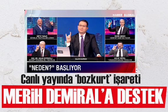 UEFA kararına tepkiler büyüyor! Canlı yayında  bozkurt  işareti