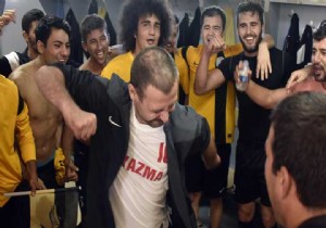 İşte Nejat İşler in galibiyet sevinci!