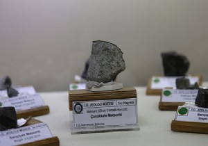 Meteorda  yaşam izi 