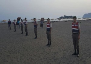 O plajda tahliye başladı!