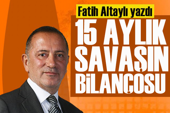 Fatih Altaylı yazdı: Ne siyonist yandaşlığım kaldı, ne İsrail’e satılmışlığım
