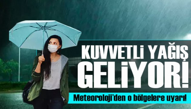 Meteoroloji uyardı! Altı bölgede yağış alarmı