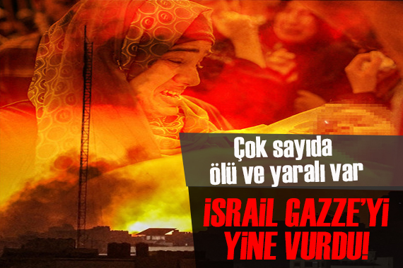 İsrail savaş uçakları Gazze de okulu bombaladı!