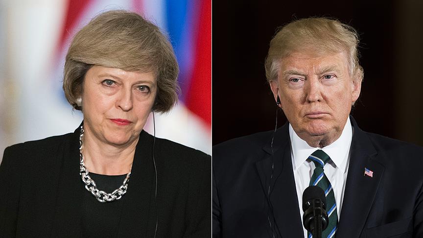 Trump ile May görüştü