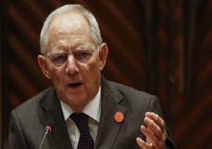 Alman Maliye Bakanı Schaeuble dan  Türkiye  açıklaması!