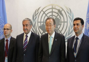 Akıncı BM Genel Sekreteri Ban ile görüştü!