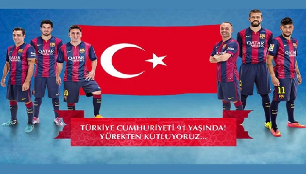 Barcelona dan anlamlı hareket