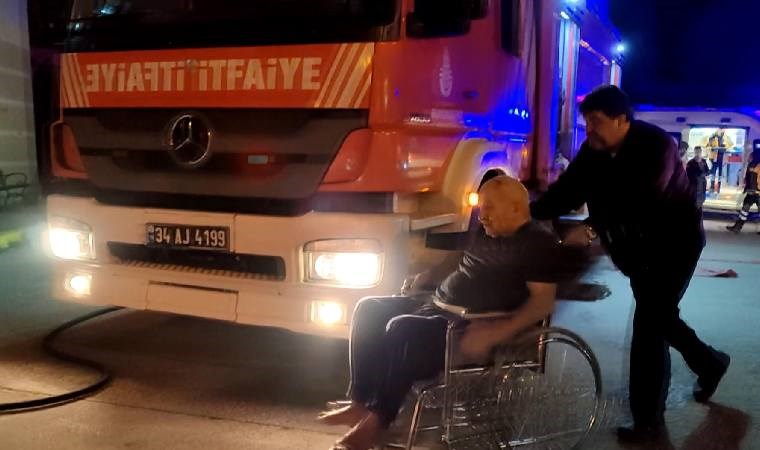 Maltepe Huzurevi nde yangın!
