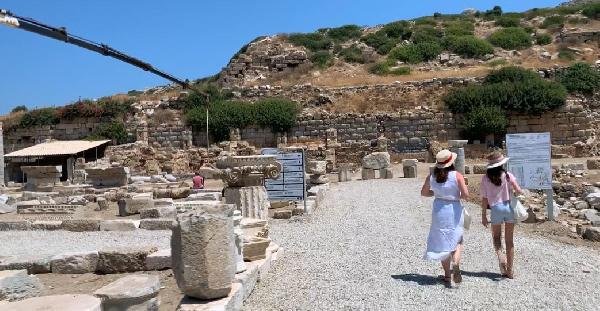 3 bin yıllık Knidos Antik Kenti nde yapılar yeniden yükseliyor