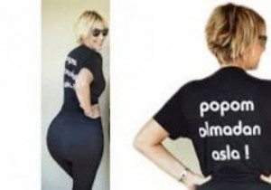 Ayşe Arman dan Sıradışı Reklam! Popom Olmadan Asla!
