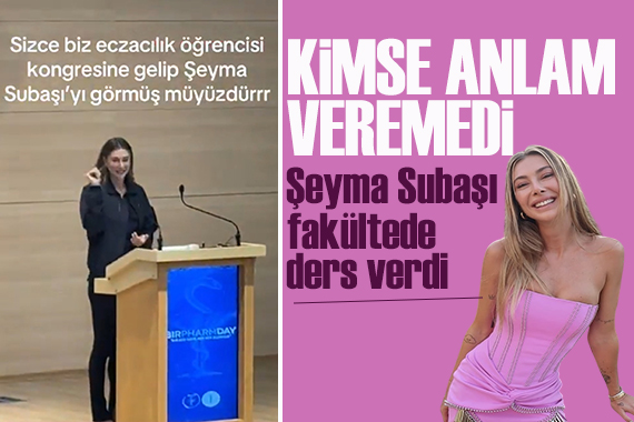 Şeyma Şubaşı’dan eczacılık öğrencilerine konferans