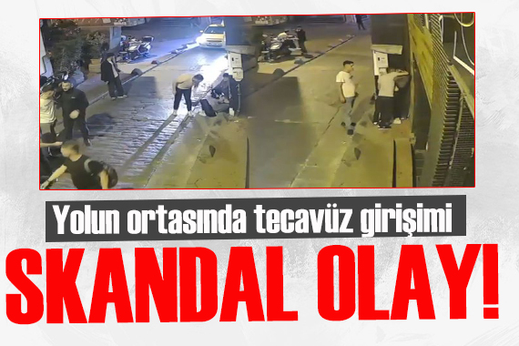 Beyoğlu nda yolun ortasında tecavüz girişimi!