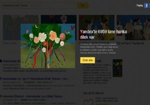 Hıdırellez dilekleri Yandex te...