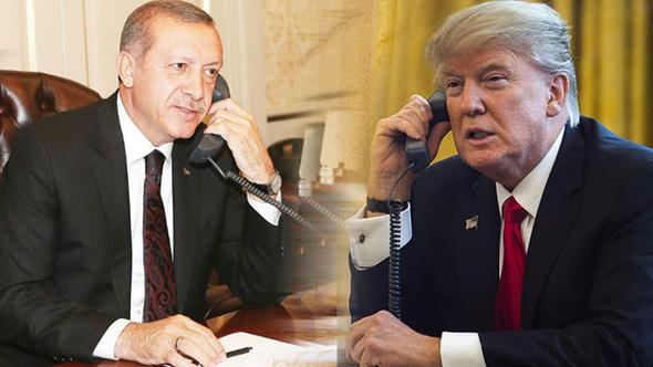 Trump tan, Erdoğan a tebrik telefonu