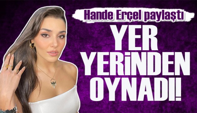 Kaz Dağları'nda tatil yapan Hande Erçel'in piknik keyfi!