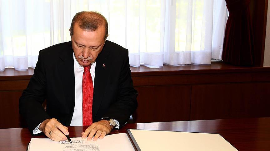 Erdoğan dan 30 kanuna onay
