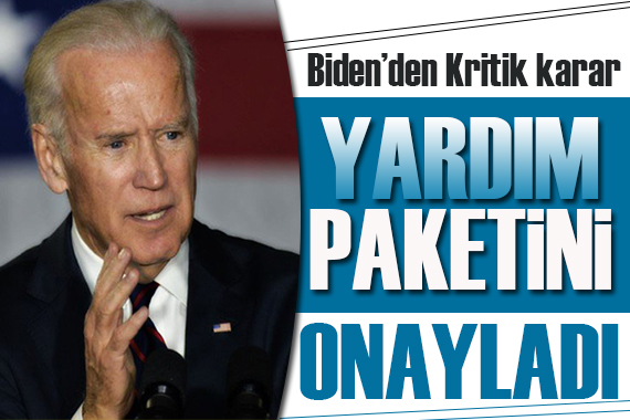 Biden, Ukrayna yardım paketini onayladı