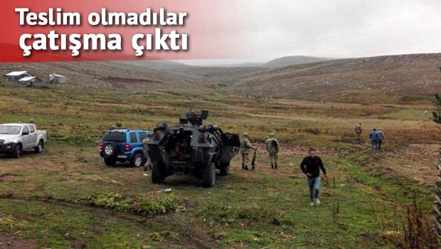 Karadeniz de PKK ile çatışma!