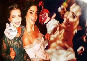 Hatice Şendil in muhteşem kına gecesinde döktürdüler...