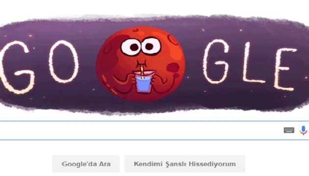 Mars ın suyu Google a Doodle oldu!