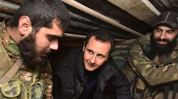 Esad dan Halep için yığınak!