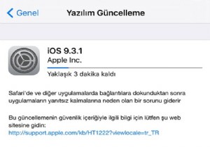 İOS 9.3.1 Güncellemesi Versiyonu!