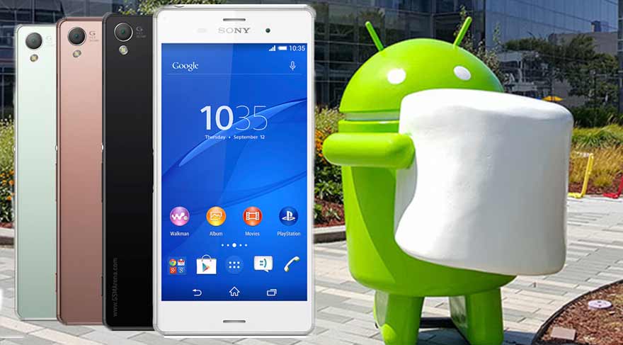 Sony den Xperia Z2 ve Xperia Z3 e Android Marshmallow
