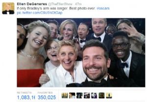 Oscar’da Twitter rekoru