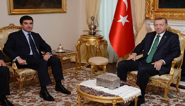 Erdoğan, Barzani ile görüştü!