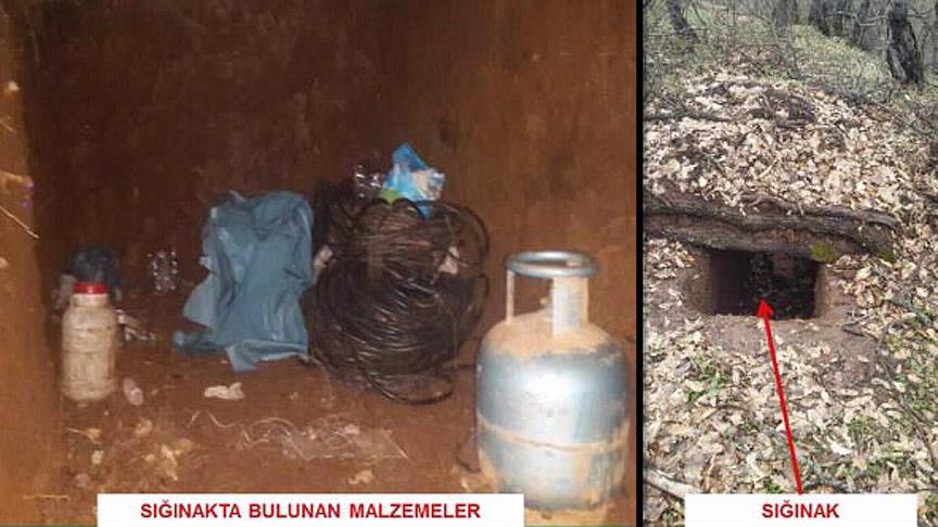 Bitlis te PKK sığınaklarına operasyon!