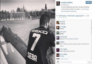 Arda Turan Beşiktaş formasını giyerek gönülleri bir kez daha FETHETTİ!